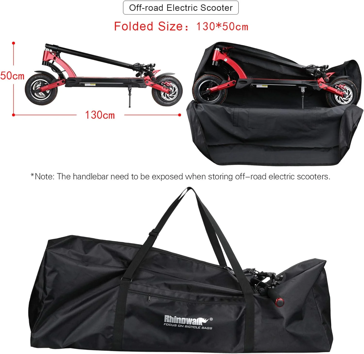 Rhinowalk Portable Scooter Carrying Bag - Image 4
