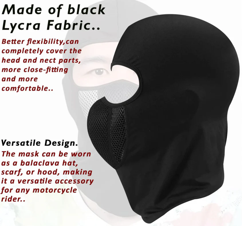 Riders M1 Filter Mask – Full Face Balaclava with Protection Filter - Image 10