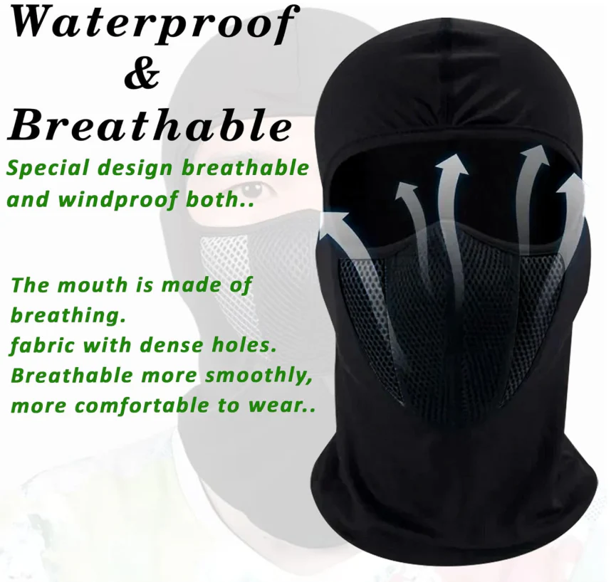 Riders M1 Filter Mask – Full Face Balaclava with Protection Filter - Image 7