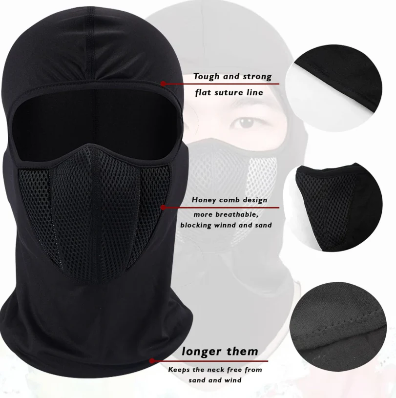 Riders M1 Filter Mask – Full Face Balaclava with Protection Filter - Image 9