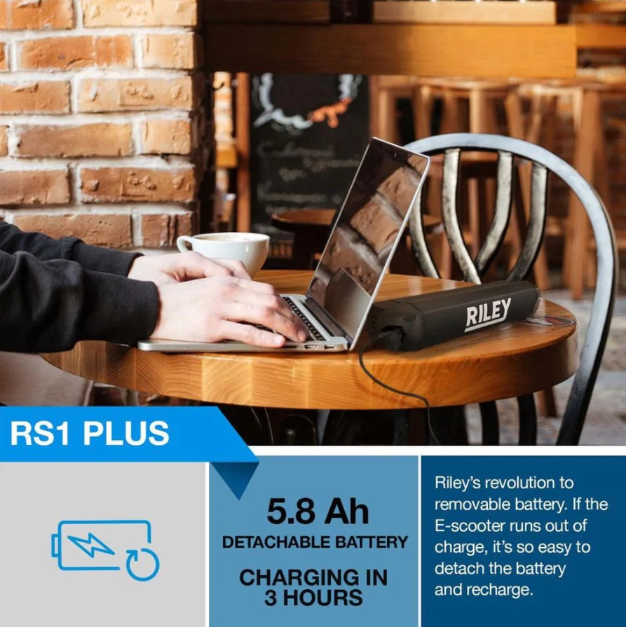 RILEY RS1 Plus Electric scooter ABS Fast Charging Light Weight - Image 8