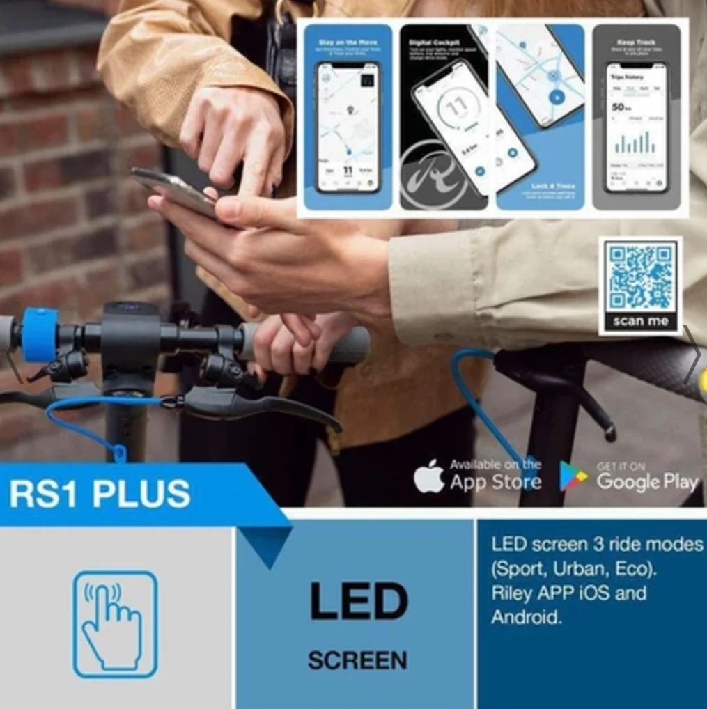 RILEY RS1 Plus Electric scooter ABS Fast Charging Light Weight - Image 9