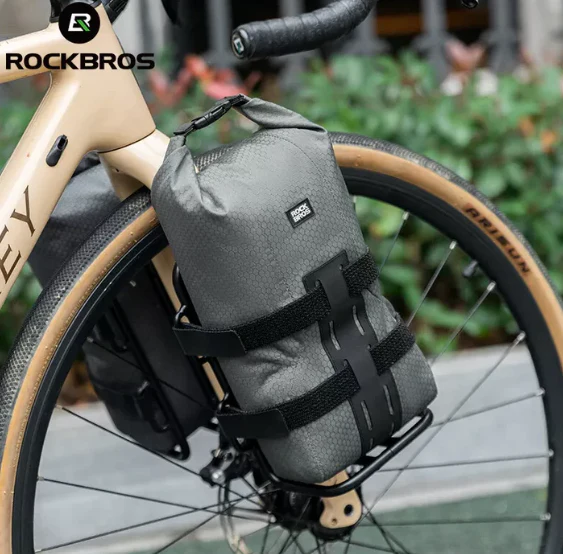 ROCKBROS Bike Front Fork Bags 2.7L Foldable Bag - Image 2