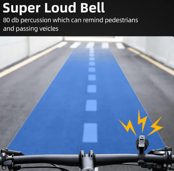 ROCKBROS Loud Brass Bike Bell - Image 5