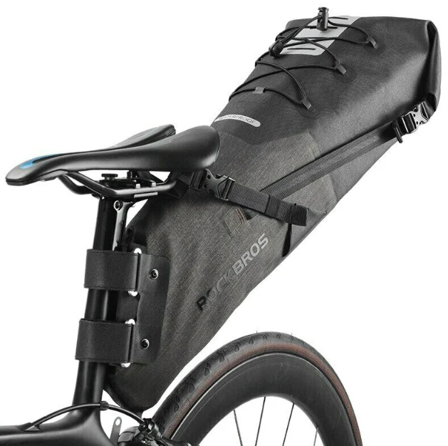 ROCKBROS Waterproof Reflective Large Capacity Saddle Bag(up to 14L)
