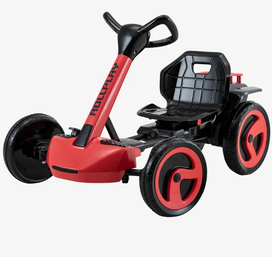 Rollplay FLEX Kart XL – Foldable Electric Go-Kart for Kids Age 3+