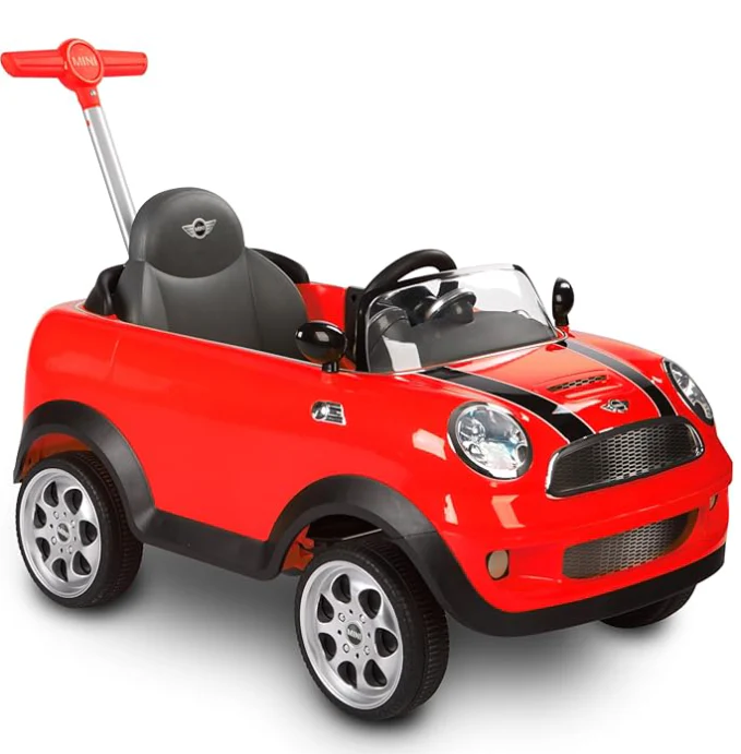 Rollplay MINI Cooper Push Car – Red, pink