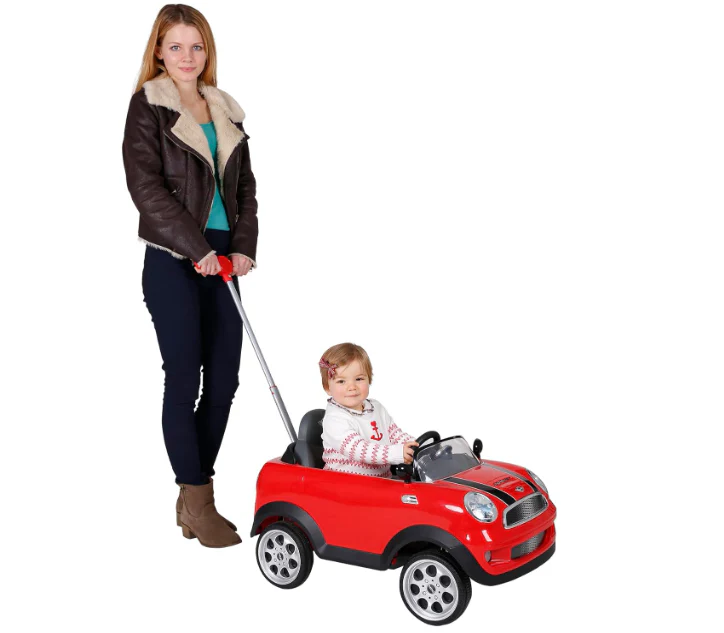 Rollplay MINI Cooper Push Car – Red, pink - Image 7