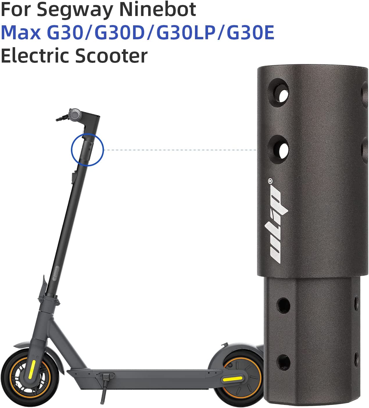 Scooter Front Pole Ulip Extension Tube for Ninebot Max G30 series - Image 2