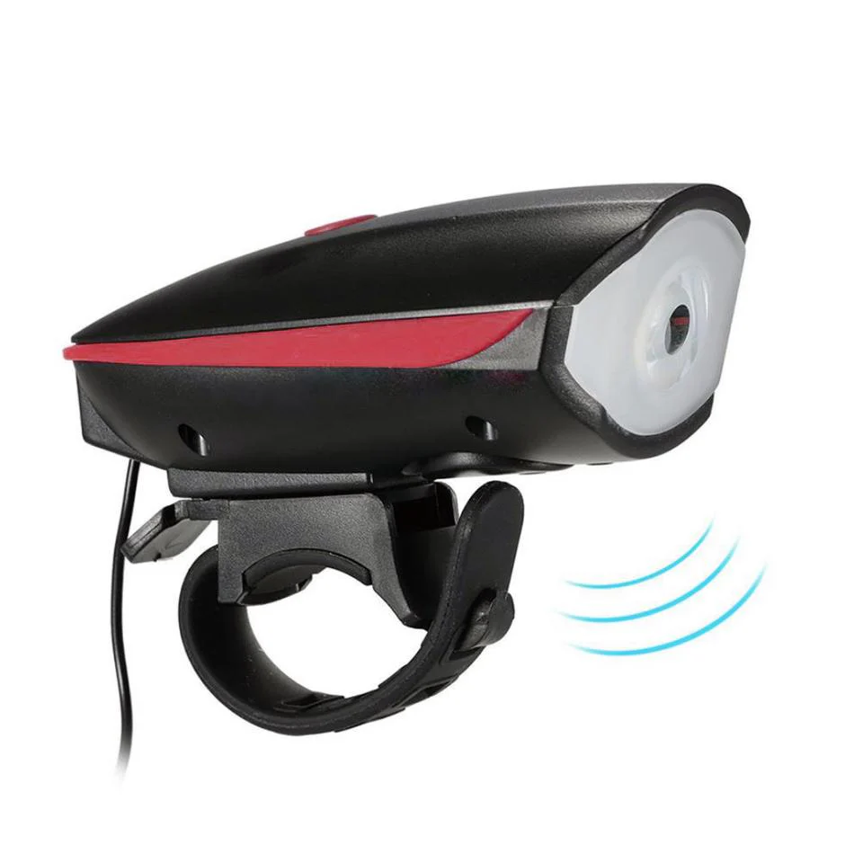 Scooter lamp + horn Bicycle e-Scooter LED Head Light Super Horn Electronic Bell Lamp Water Resistant - Image 4