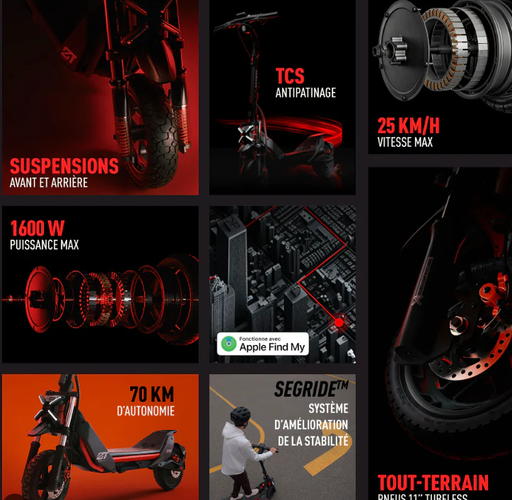 Ninebot ZT3 Pro Electric Scooter 40kmh Top Speed - Image 14