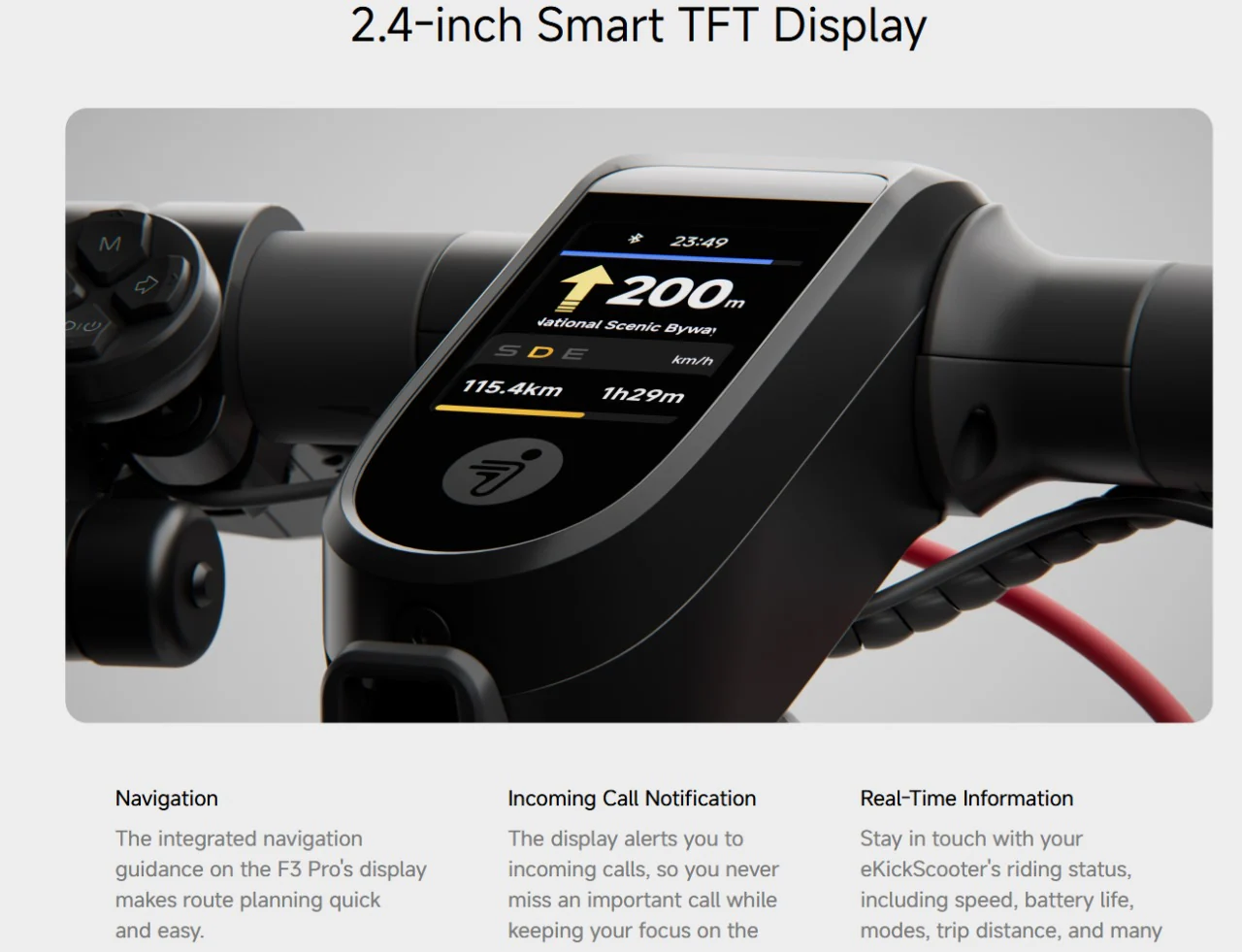 Segway Ninebot F3 Pro Electric Scooter 3rd gen 2025 New 1200W Motor 70km Range 32kmh Top Speed - Image 20