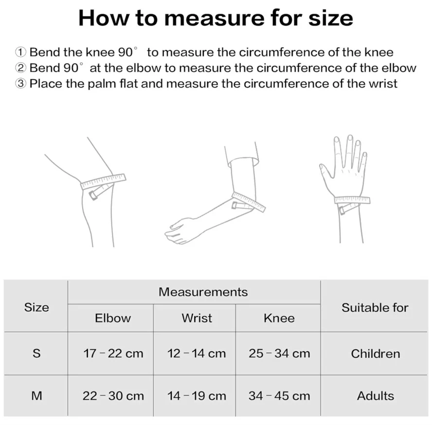 Segway Ninebot Protective Gear Set for Youth/Adult Knee Elbow Wrist Guards for Scooters Skateboarding Cycling Black - Image 7