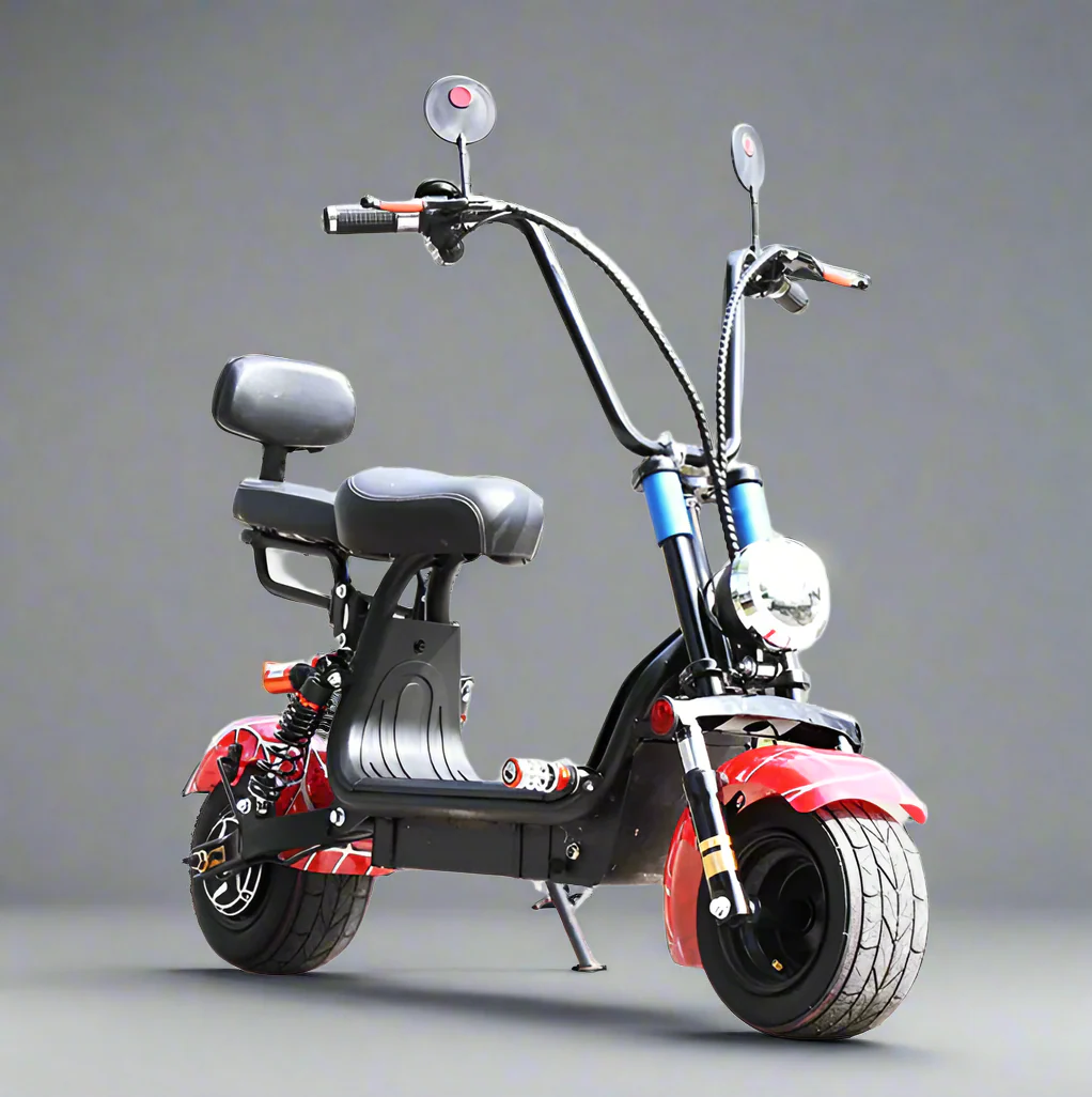 Small Harley E Bike Two seat 48V 15Ah 1000W - Image 5