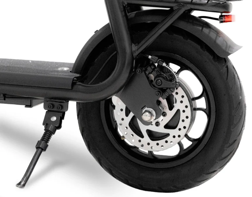 Small Harley Electric Scooter with Basket 500W 48V 10Ah - Image 3