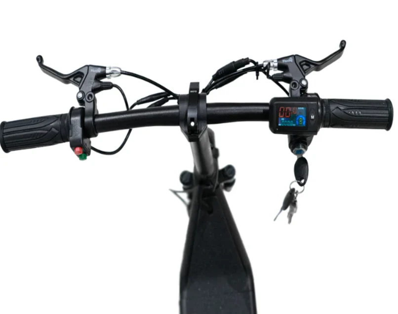 Small Harley Electric Scooter with Basket 500W 48V 10Ah - Image 6