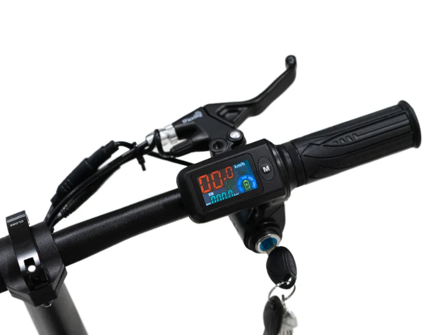 Small Harley Electric Scooter with Basket 500W 48V 10Ah - Image 8