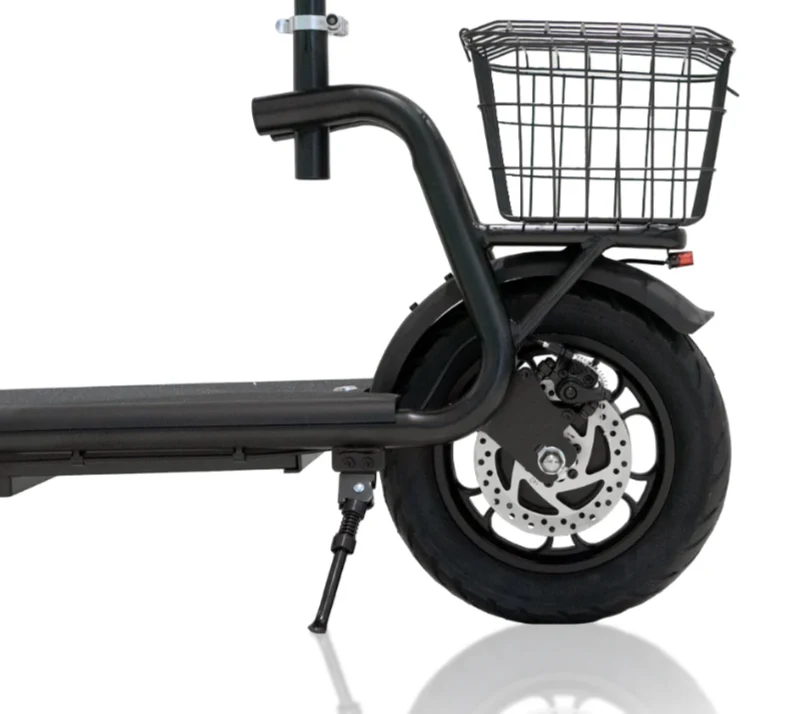 Small Harley Electric Scooter with Basket 500W 48V 10Ah - Image 9