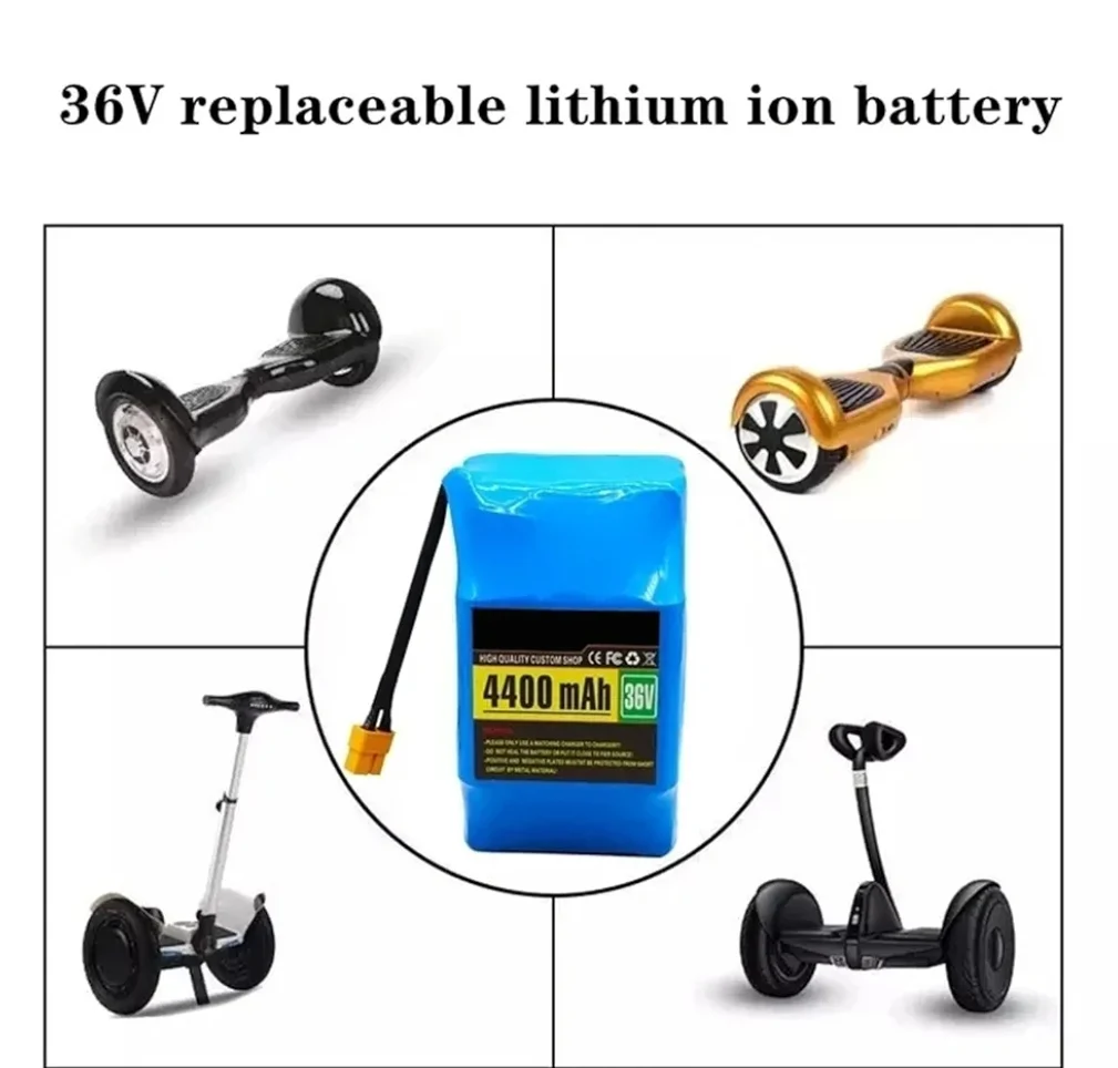 Smart Electric Hoverboard Battery 36V 4.4Ah - Replacement Part - Image 3