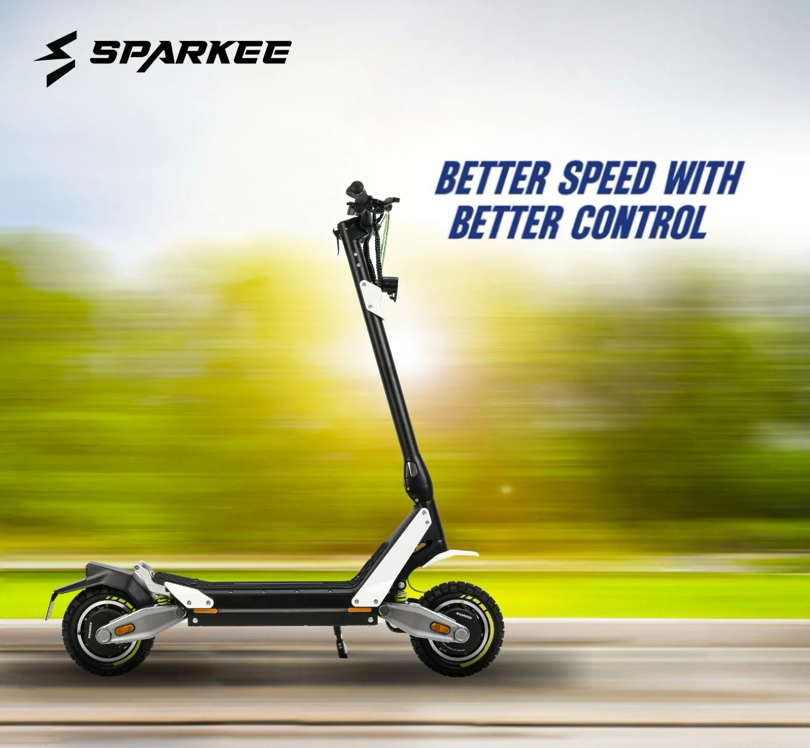 Sparkee 10 Electric scooter 52V 20.8Ah 1000W Dual motor powered - Image 2
