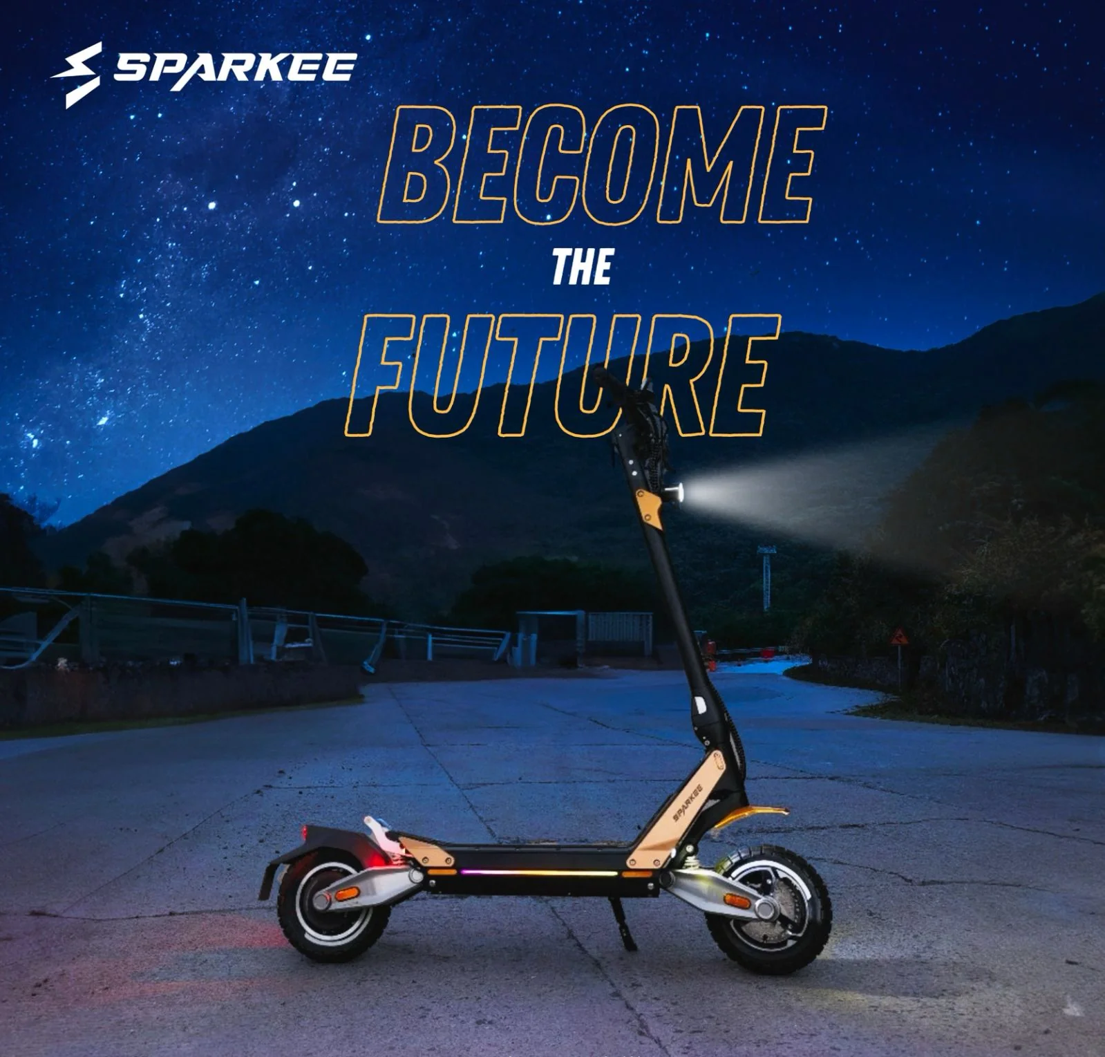 Sparkee GT 10 Electric scooter 60V 25Ah 1400W dual motor powered - Image 9