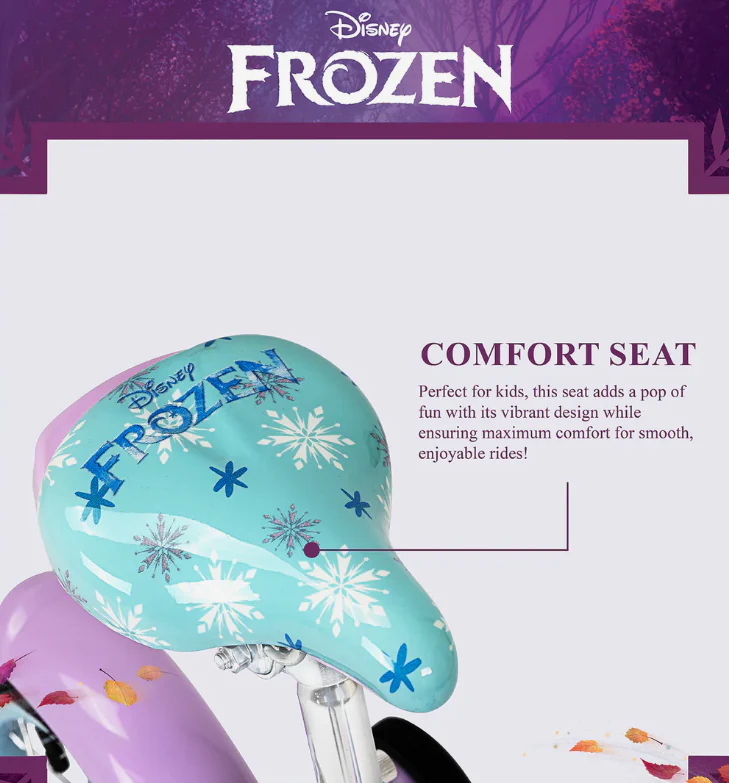 Spartan 12" Disney Frozen Ice Magic Bicycle Kids Age 3-7 Years - Image 9