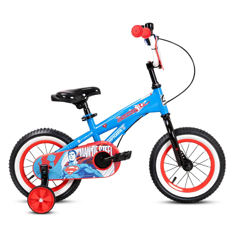 Spartan 12" Superman Kids Bicycle – First Ride for Little Heroes Age 2-5 Years - Image 2