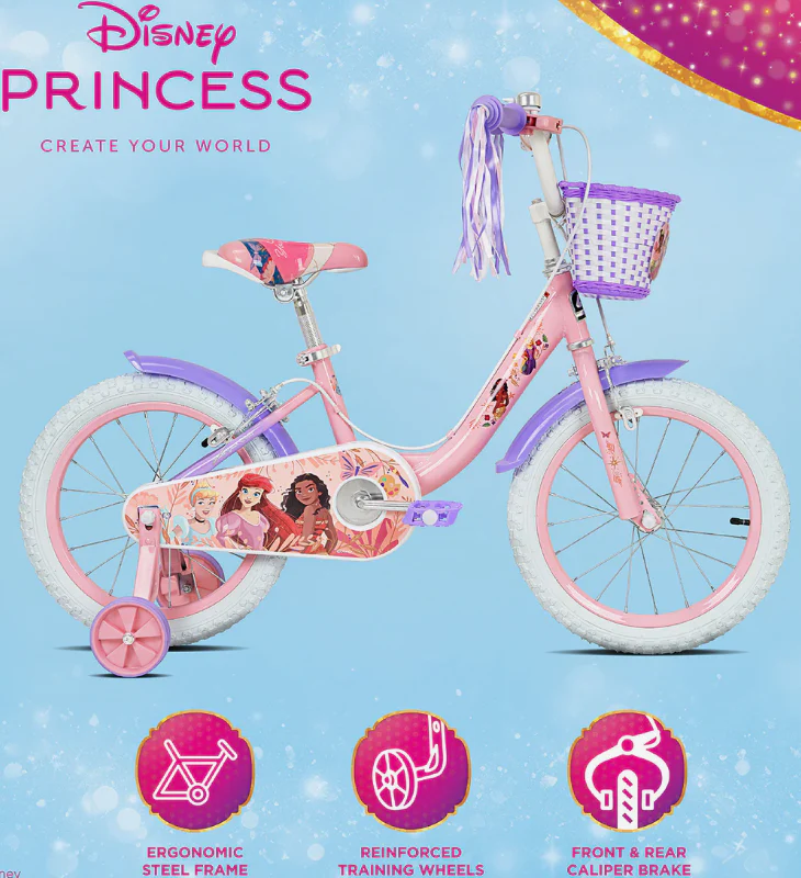 Spartan Disney Princess Magical Bicycle Age 3-7 Years - Image 2