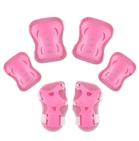 Spartan Knee, Elbow &amp; Wrist Protective Set – Pink Age 3-16