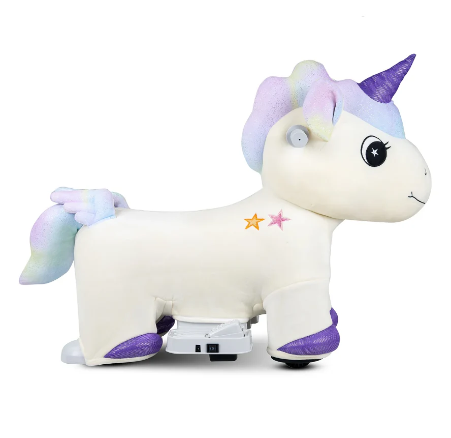 Spartan Unicorn 6V Plush Electric Ride On Age 3+ - Image 4