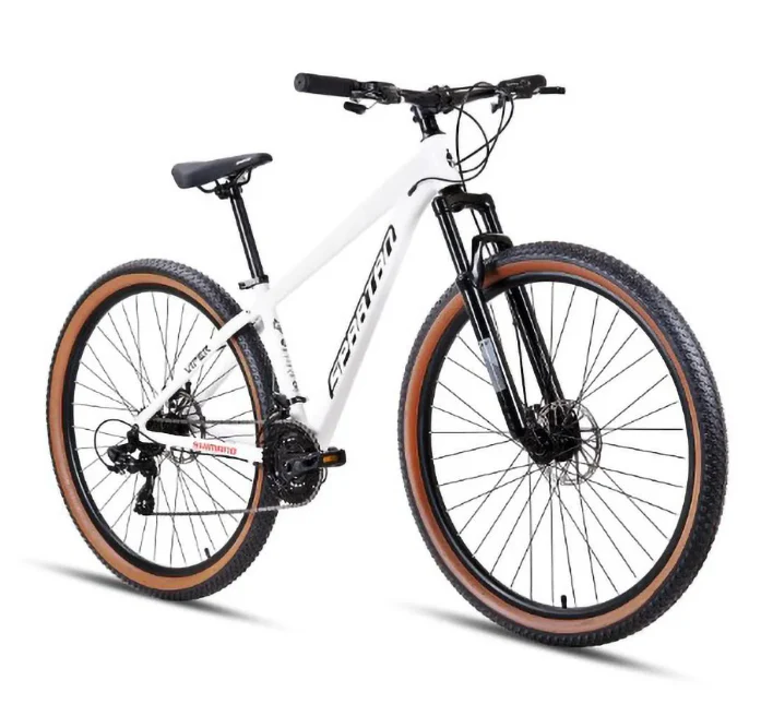 Spartan Viper Hardtail Mountain Bicycle, Steel Frame, 21-Speed Shimano - Image 3