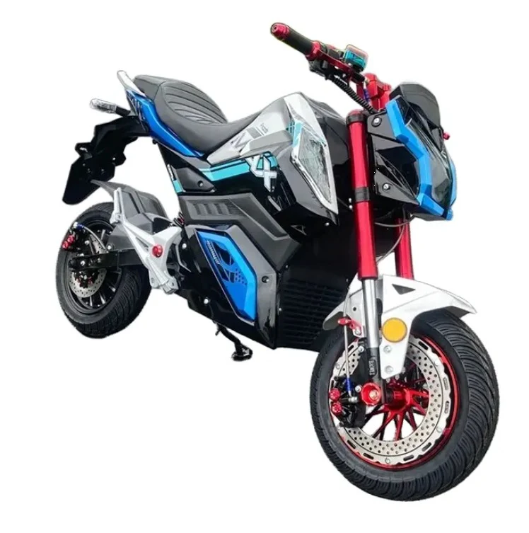 Sporty Fast Electric Motorcycle Motor Scooter E Bike for Adults 1000W 72V 20Ah - Image 4