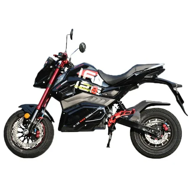 Sporty Fast Electric Motorcycle Motor Scooter E Bike for Adults 1000W 72V 20Ah - Image 6