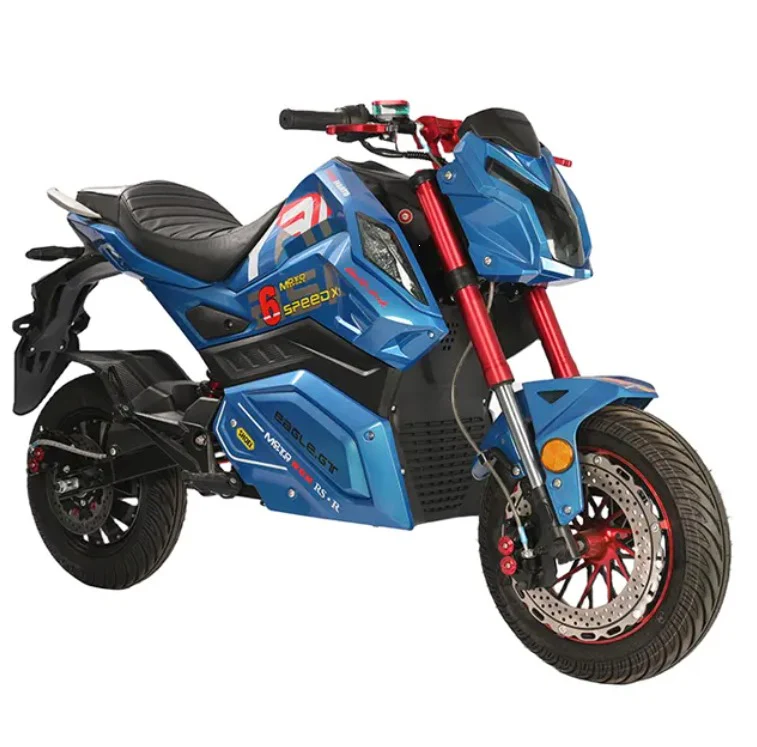 Sporty Fast Electric Motorcycle Motor Scooter E Bike for Adults 1000W 72V 20Ah - Image 9