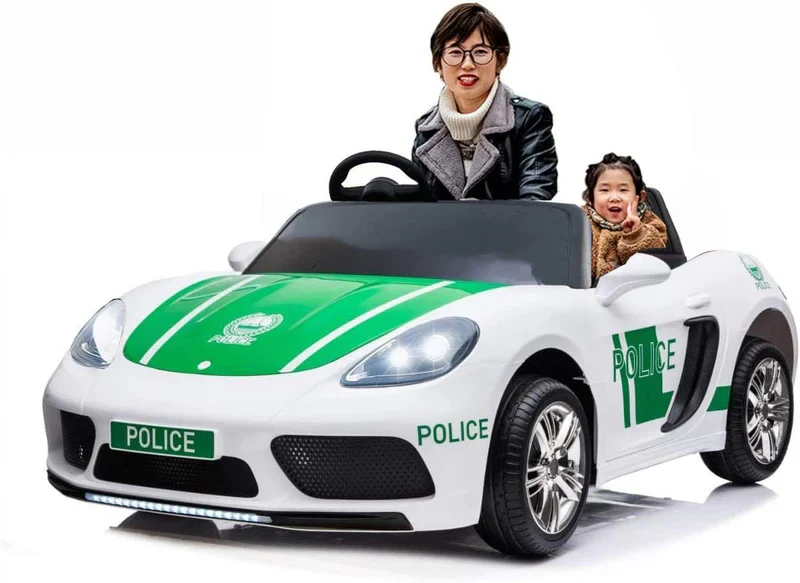 SUPER SPORT XXL POLICE RIDE ON CAR KIDS 3-12 Years