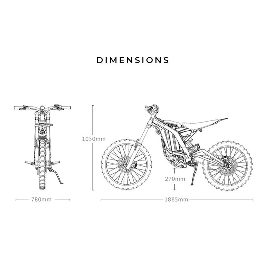 SURRON LIGHT BEE X Electric Dirt Bike 60v 100km Range 75km/h Speed Off Road Dirt Bike - Image 32