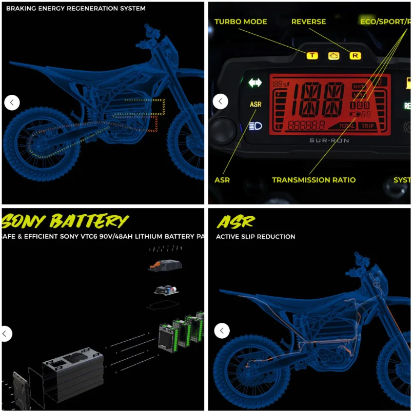 Surron storm Bee Off road Dirt Bike All terrain dominator - Image 9