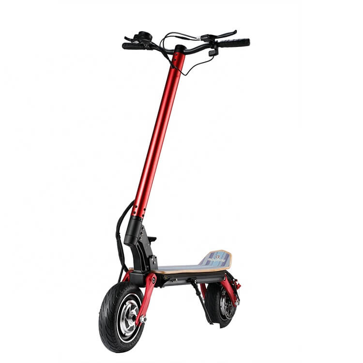 The Speedy Red Foldable 1500w 48v Electric Scooter - Image 6