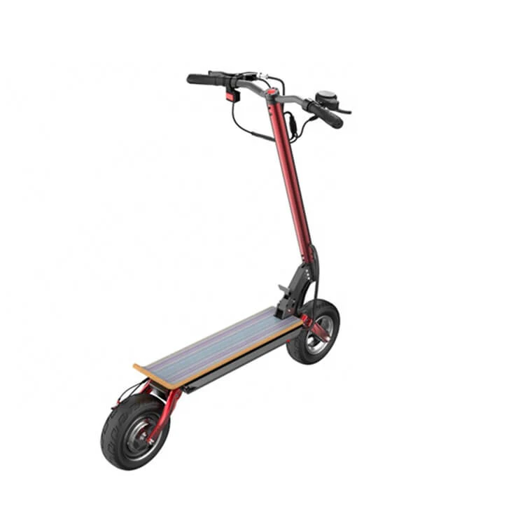 The Speedy Red Foldable 1500w 48v Electric Scooter - Image 8