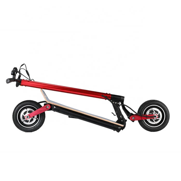 The Speedy Red Foldable 1500w 48v Electric Scooter - Image 9