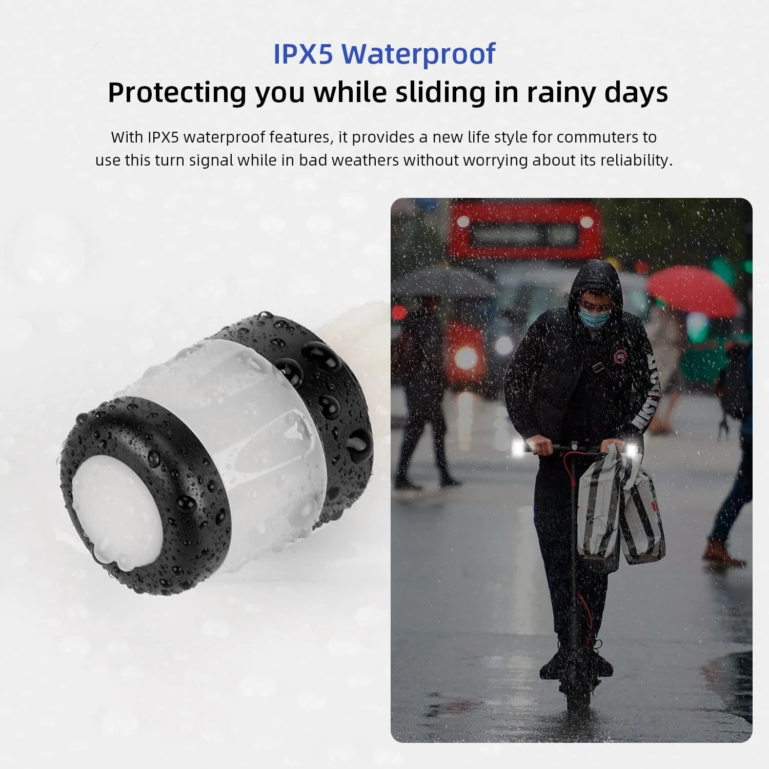 Ulip Handlebar Extender Bar Grips -Turn Signals Direction for M365 Pro Pro2 1S MI3 and Ninebot ES Series - Image 10