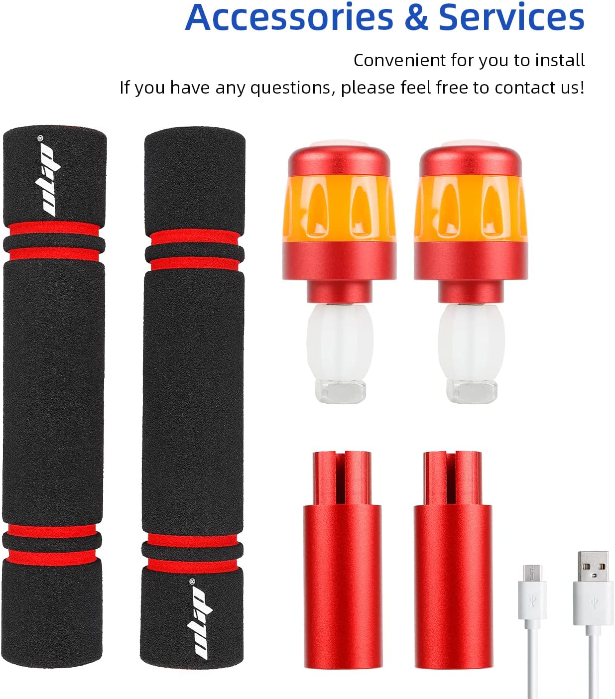 Ulip Handlebar Extender Bar Grips -Turn Signals Direction for M365 Pro Pro2 1S MI3 and Ninebot ES Series - Image 7