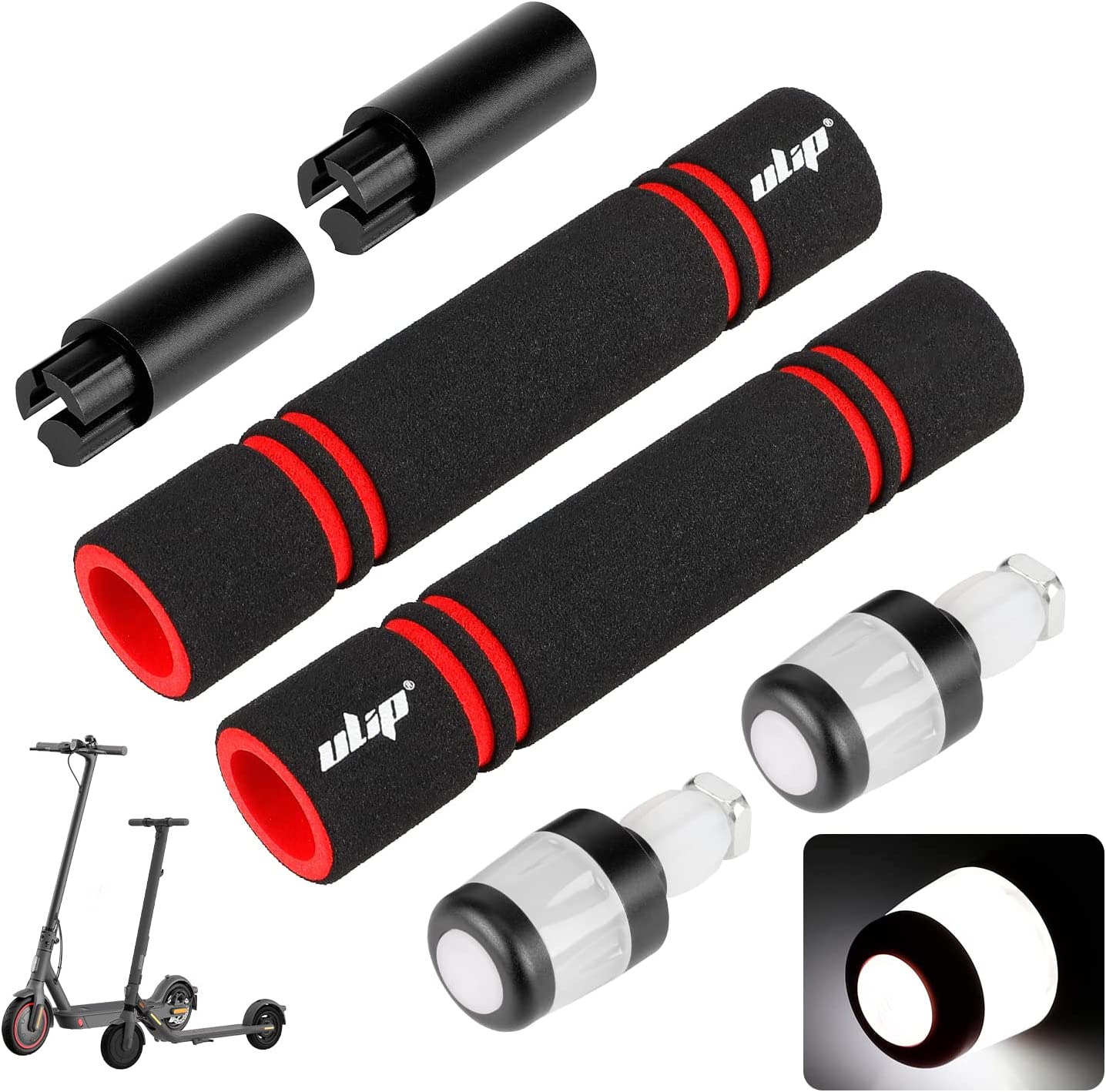 Ulip Handlebar Extender Bar Grips -Turn Signals Direction for M365 Pro Pro2 1S MI3 and Ninebot ES Series - Image 8