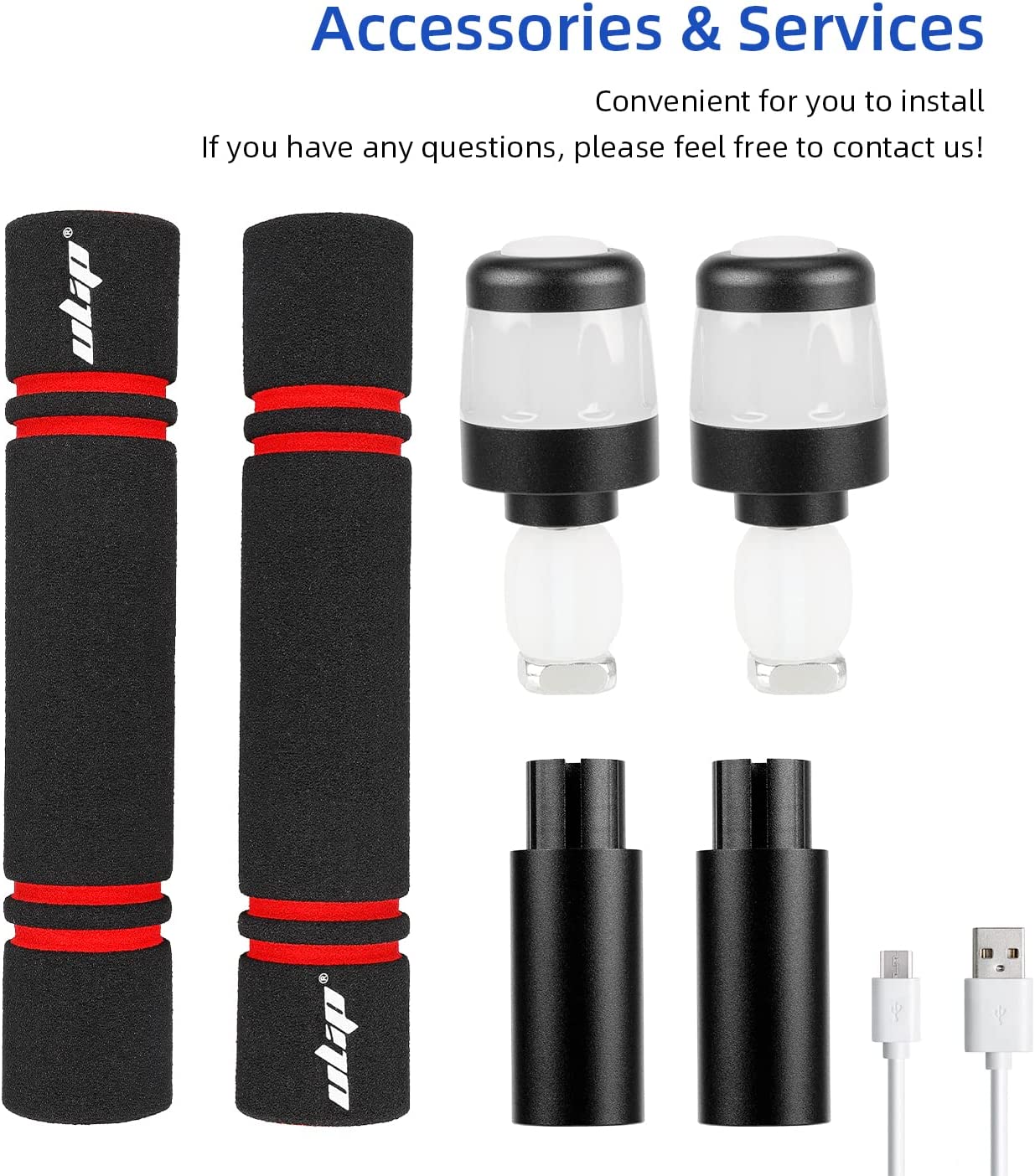 Ulip Handlebar Extender Bar Grips -Turn Signals Direction for M365 Pro Pro2 1S MI3 and Ninebot ES Series - Image 9