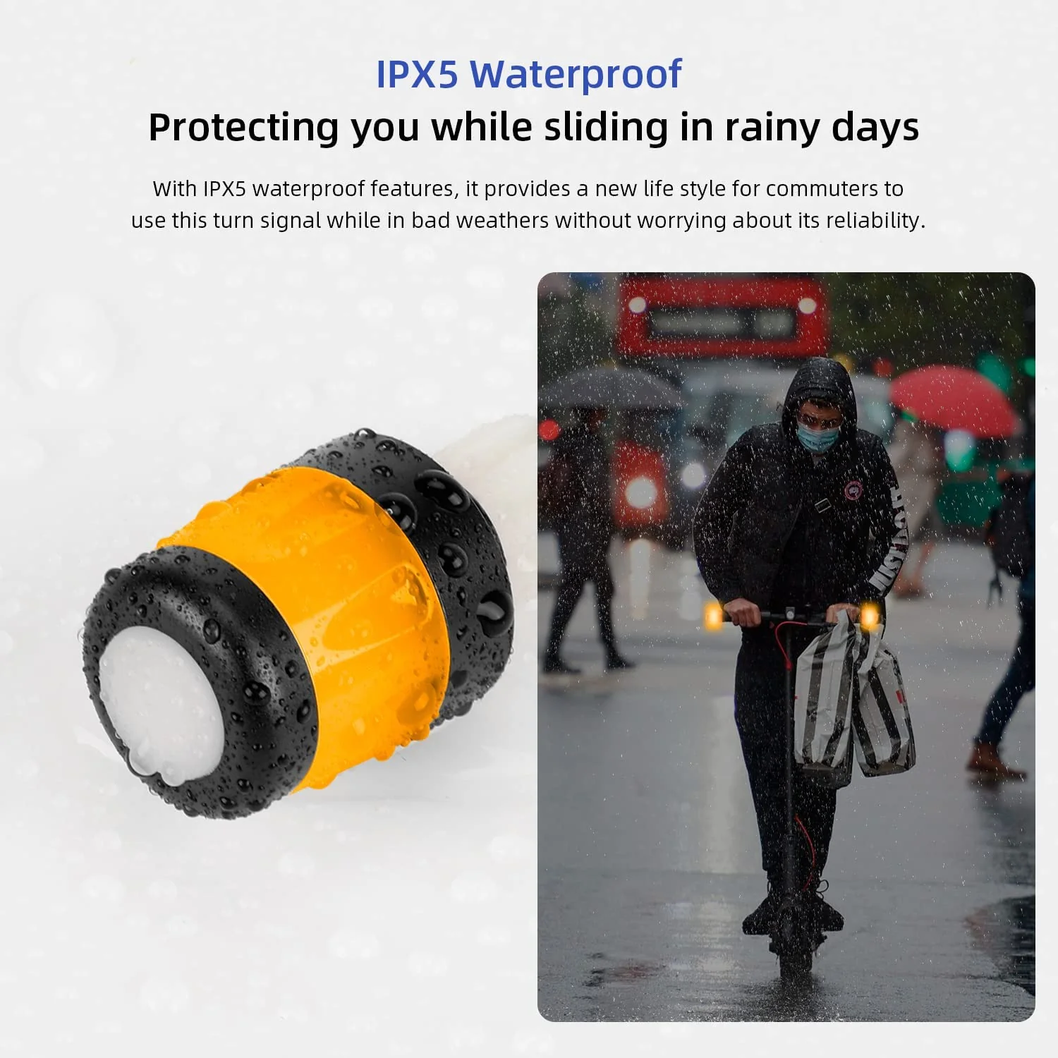 Ulip Handlebar Grips Handlebar Extender Turn Signals for Segway Ninebot Max G30 G30LP G30E - Image 6