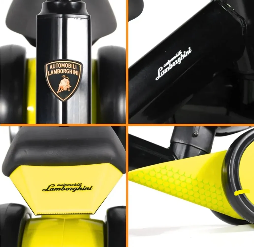 Lamborghini Balance Bike 4Wheels  – Officially Licensed for kids Age 18 Months up - Image 2