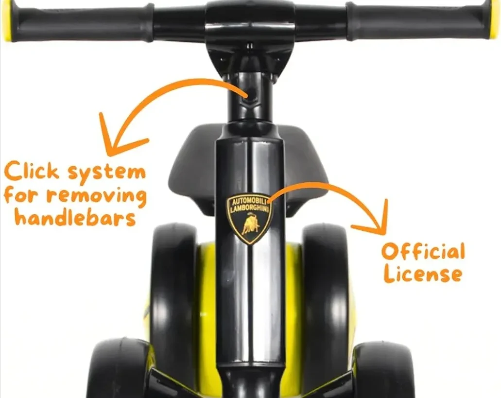 Lamborghini Balance Bike 4Wheels  – Officially Licensed for kids Age 18 Months up - Image 5