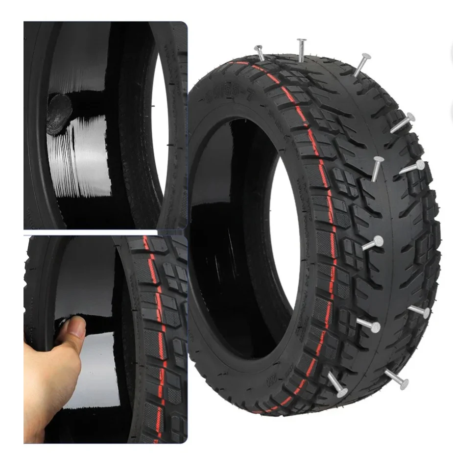 11 inch 90/55-7 Tubeless Off-Road Tyre For Segway GT1 GT2 Electric Scooter - Image 2