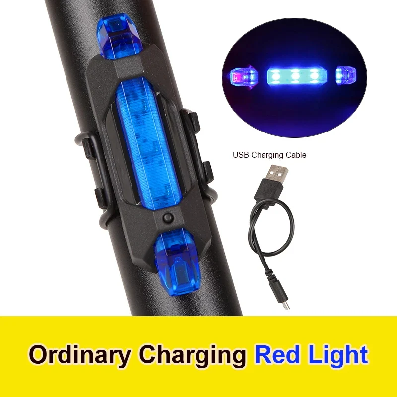 USB Rechargeable Lamp LED Safety Warning Taillight light Pire - Image 2