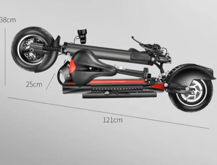 V10+ Electric Scooter 48V 13Ah 1200W SPEED 68kmh - Image 20